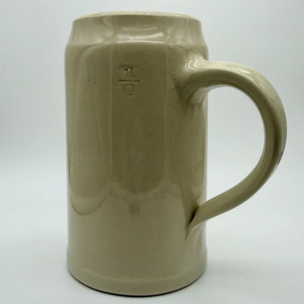 Lot of 2 Hofbräuhaus On Tour Bavaria 1L Ceramic Beer Stein - Made In Germany
